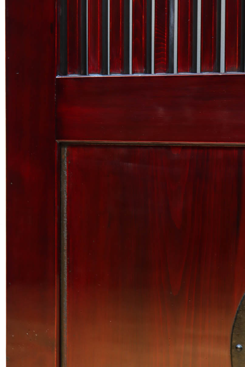 幅1093ミリ!!深みのある赤みを帯びた漆の光沢が美しい富山蔵戸　G2497