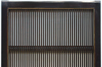 稀少幅923ミリ‼︎艶やかな色彩に巾着金具が見栄えのする格子蔵戸　G2507