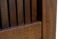 幅1178ミリ　重厚な帯鉄格子と巾着金具を纏う格調高い富山蔵戸　G2508