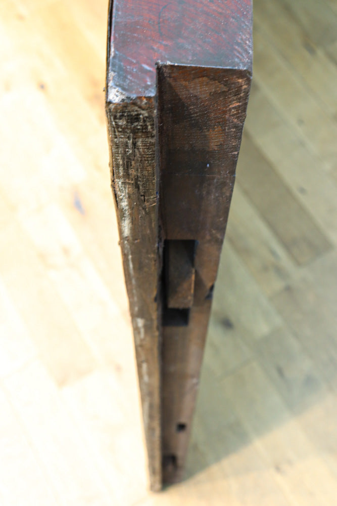 幅1178ミリ　重厚な帯鉄格子と巾着金具を纏う格調高い富山蔵戸　G2508