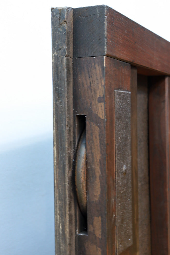 幅1207ミリ　重厚な鉄板を腰板に備えた貫禄ある富山蔵戸　G2509