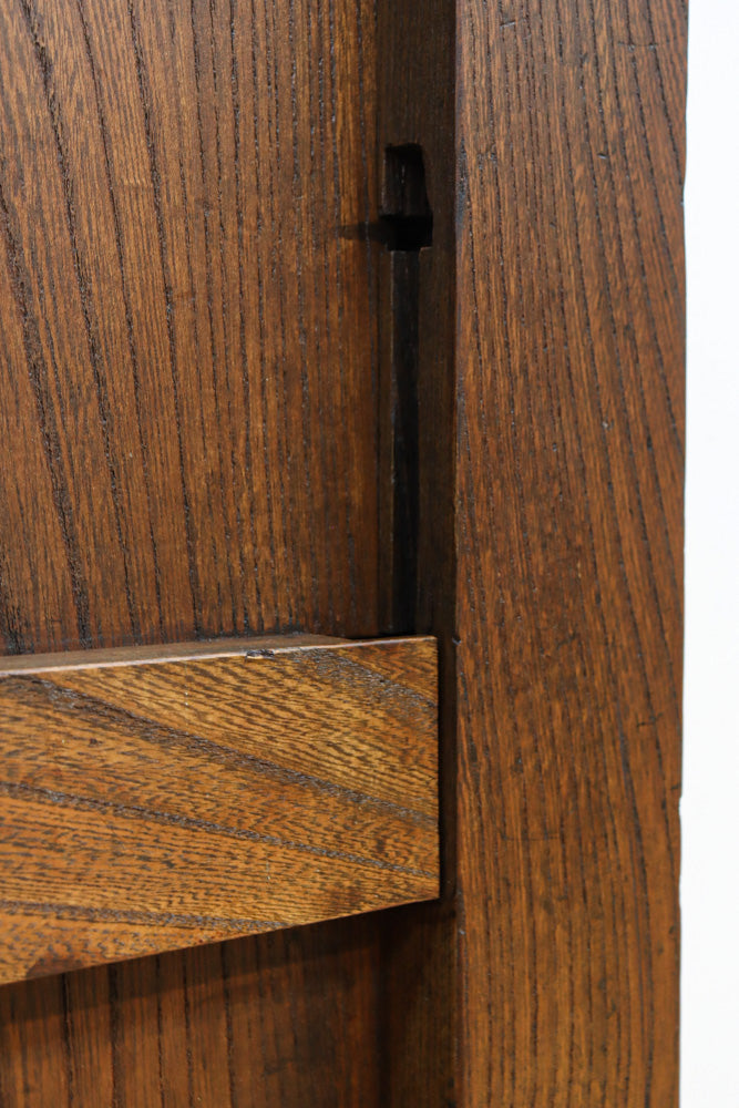 幅1231ミリ　宝船金具!! 美しい欅杢目の珍品蔵戸　G2510