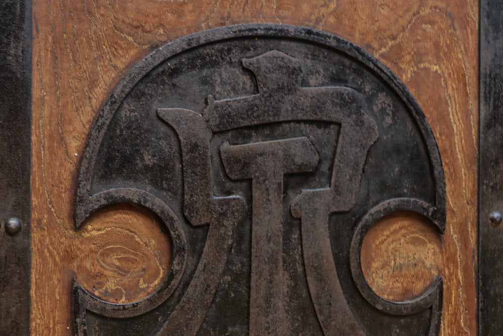 幅1296ミリ　升格子枠で開放感ある総欅越後蔵戸　G2512