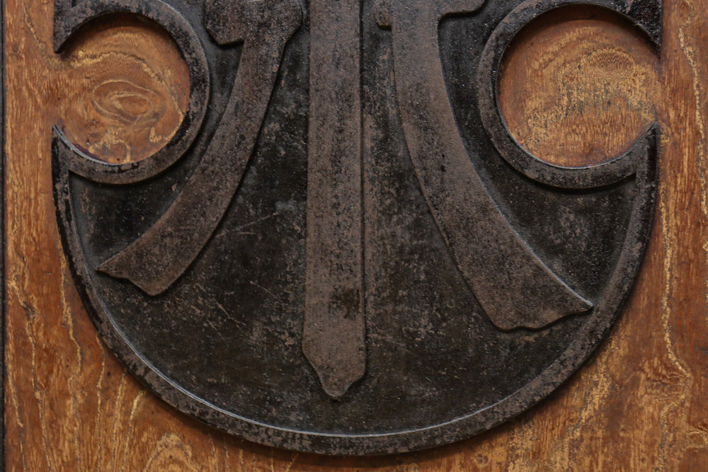 幅1296ミリ　升格子枠で開放感ある総欅越後蔵戸　G2512