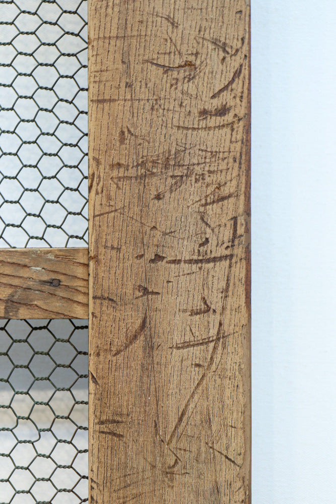 幅1296ミリ　升格子枠で開放感ある総欅越後蔵戸　G2512