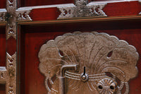 稀少波にうさぎ金具を纏う稀少全面金具能登蔵戸　G2515