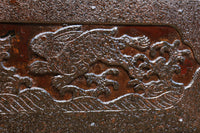 稀少波にうさぎ金具を纏う稀少全面金具能登蔵戸　G2515