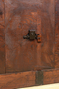 稀少波にうさぎ金具を纏う稀少全面金具能登蔵戸　G2515