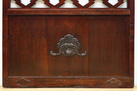 幅1098ミリ　透かし紋様と巾着金具で和の風情ある富山蔵戸　G2518