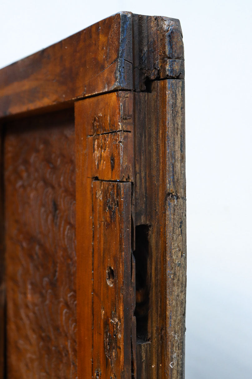 幅1098ミリ　透かし紋様と巾着金具で和の風情ある富山蔵戸　G2518