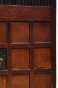 幅1235 高さ2015　風格溢れる見事な総欅能登蔵戸　G2519