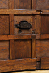 幅1235 高さ2015　風格溢れる見事な総欅能登蔵戸　G2519