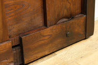 幅1235 高さ2015　風格溢れる見事な総欅能登蔵戸　G2519