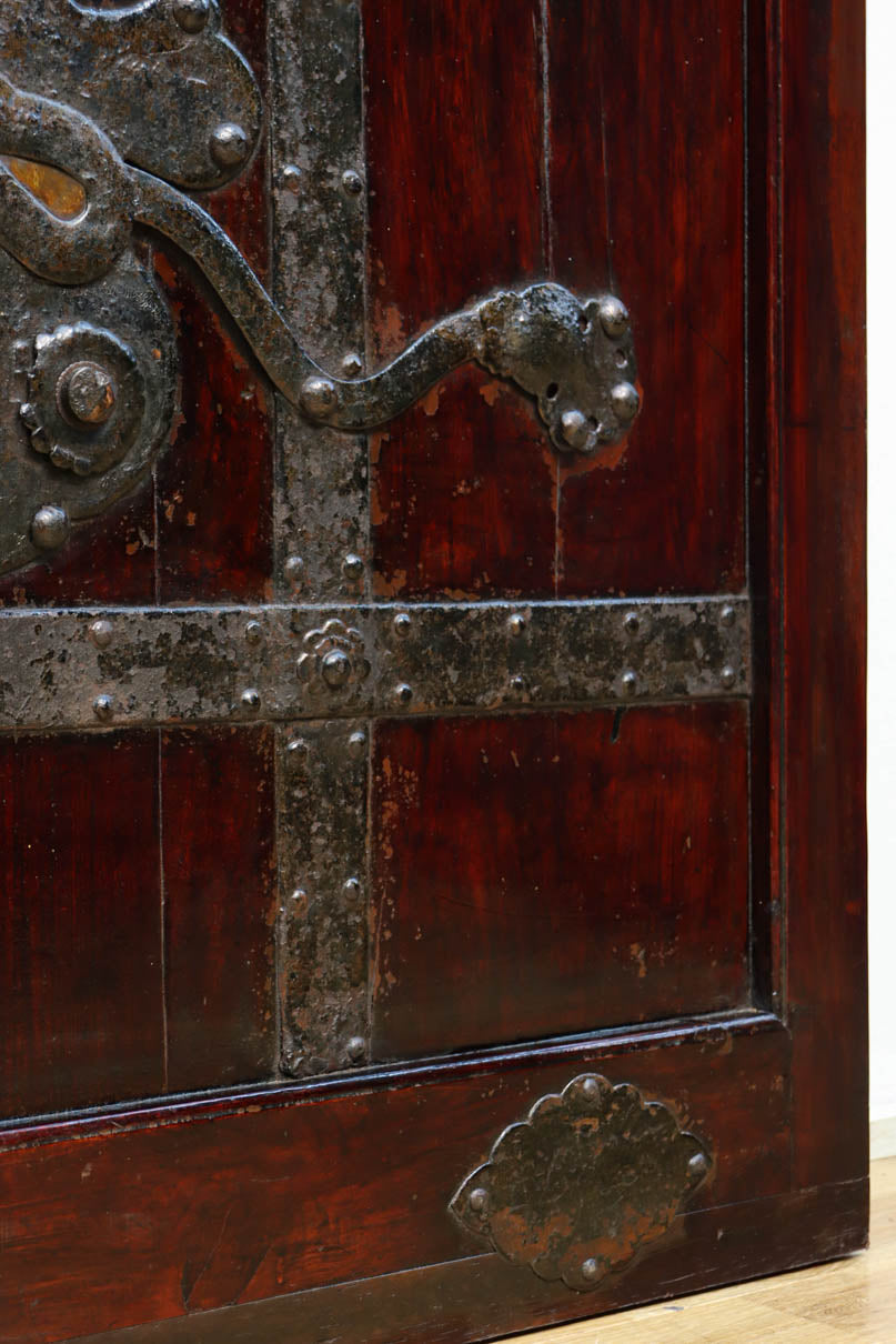 幅1068ミリ　時代のとろとろの漆の艶具合が見事な富山蔵戸　G2520