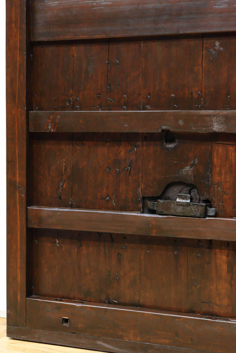 幅1068ミリ　時代のとろとろの漆の艶具合が見事な富山蔵戸　G2520