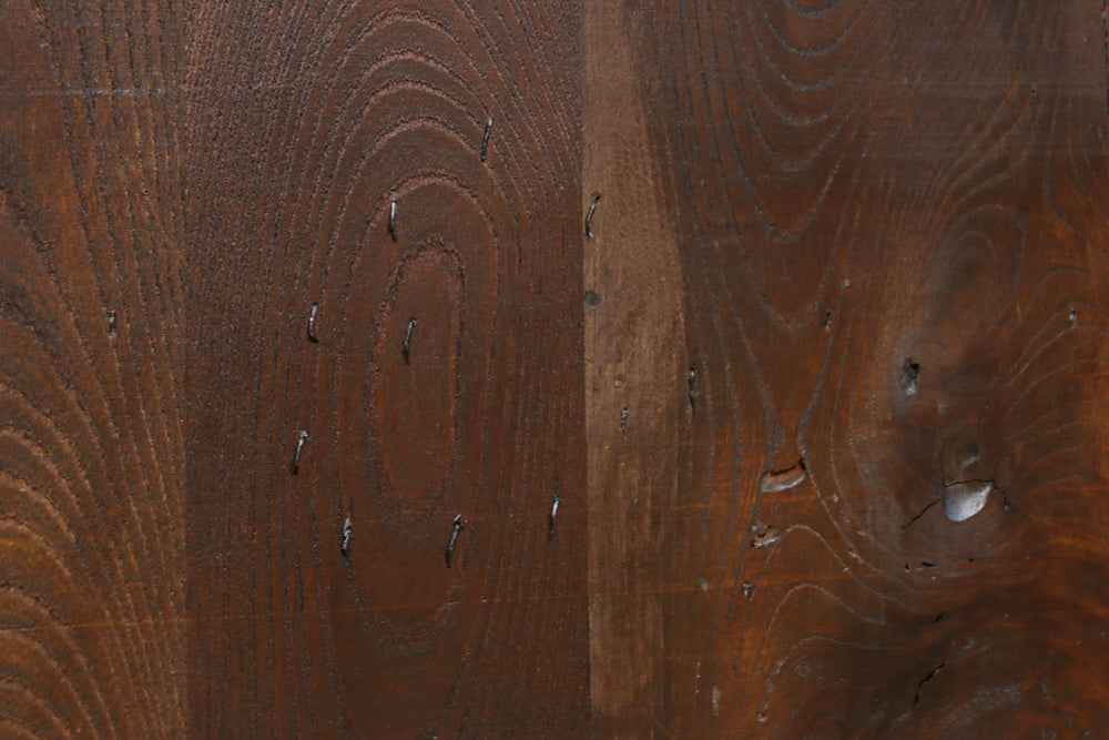 幅1200ミリ 三つ重ね松葉金具で格調ある格子庄内蔵戸　G2522