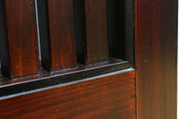 幅1220ミリ　深みある色艶漆に巾着金具を添えた蔵戸　G2525