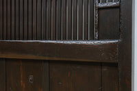 幅1136ミリ　時代を経た風合いを纏った貫録溢れる格子蔵戸　G2527