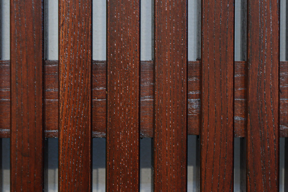 稀少幅960ミリ　スリム幅!! 時代を重ねた風格の気品漂う総けやき金沢格子蔵戸　G2529