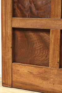 稀少幅960ミリ　スリム幅!! 時代を重ねた風格の気品漂う総けやき金沢格子蔵戸　G2529