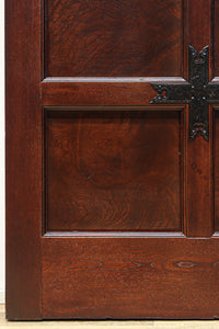 稀少幅960ミリ　スリム幅!! 時代を重ねた風格の気品漂う総けやき金沢格子蔵戸　G2529