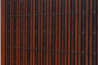 幅1195ミリ　うさぎ金具の可愛らしい表情に心和む気品ある大珍品総欅富山蔵戸　G2530