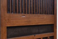 幅1150ミリ、高さ2010ミリ　時代を経た鉄素材が味わい深い総欅富山蔵戸　G2531