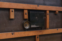 幅1150ミリ、高さ2010ミリ　時代を経た鉄素材が味わい深い総欅富山蔵戸　G2531