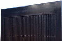 幅1150ミリ、高さ2010ミリ　時代を経た鉄素材が味わい深い総欅富山蔵戸　G2531