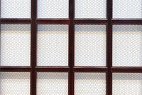 幅1050ミリ　開放感ある升格子の網入り越後蔵戸　G2532