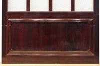 幅1050ミリ　開放感ある升格子の網入り越後蔵戸　G2532