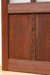 幅1050ミリ　開放感ある升格子の網入り越後蔵戸　G2532