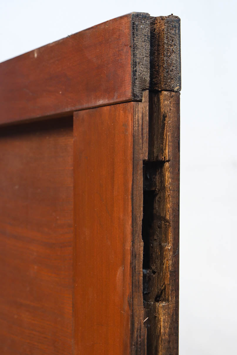 幅1050ミリ　開放感ある升格子の網入り越後蔵戸　G2532