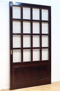 幅1050ミリ　開放感ある升格子の網入り越後蔵戸　G2532