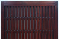 幅1093ミリ　赤みを帯びた色彩に巾着金具が味わいをもたらす総欅富山蔵戸　G2535