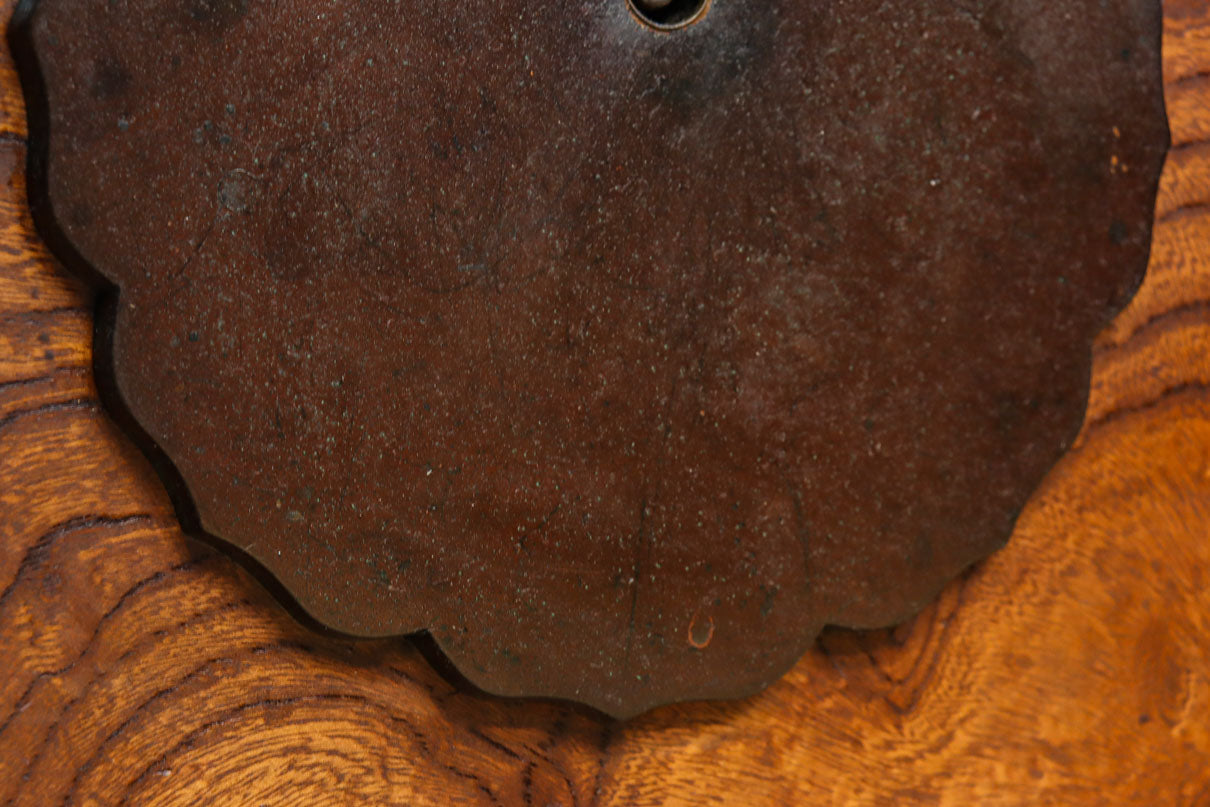 幅1155ミリ!! 上質なけやき材の質感が引き立つ迫力の杢目使いの総欅富山蔵戸　G2537