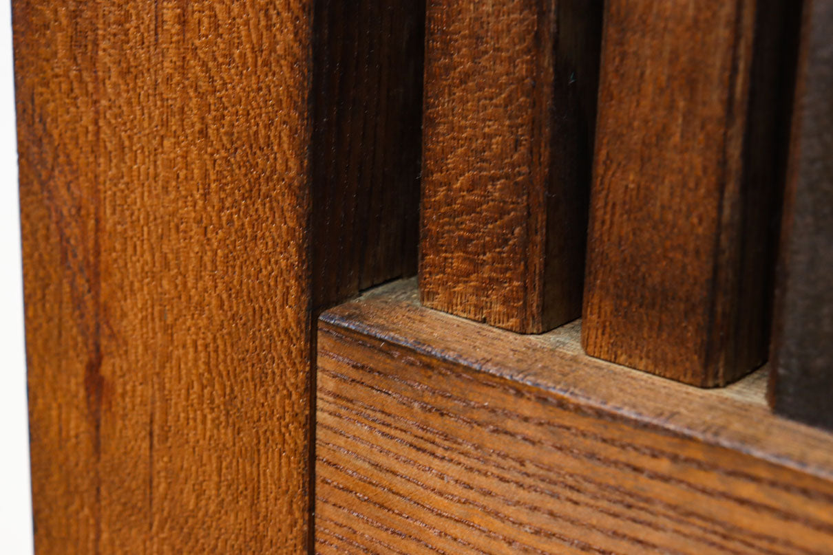 幅1155ミリ!! 上質なけやき材の質感が引き立つ迫力の杢目使いの総欅富山蔵戸　G2537