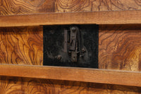 幅1155ミリ!! 上質なけやき材の質感が引き立つ迫力の杢目使いの総欅富山蔵戸　G2537