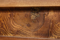 幅1155ミリ!! 上質なけやき材の質感が引き立つ迫力の杢目使いの総欅富山蔵戸　G2537