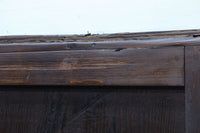 幅1236ミリ　縁起物を描いた迫力の金具が存在感を放つ重厚な庄内蔵戸　G2538