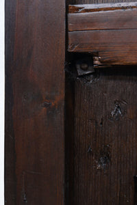 幅1236ミリ　縁起物を描いた迫力の金具が存在感を放つ重厚な庄内蔵戸　G2538