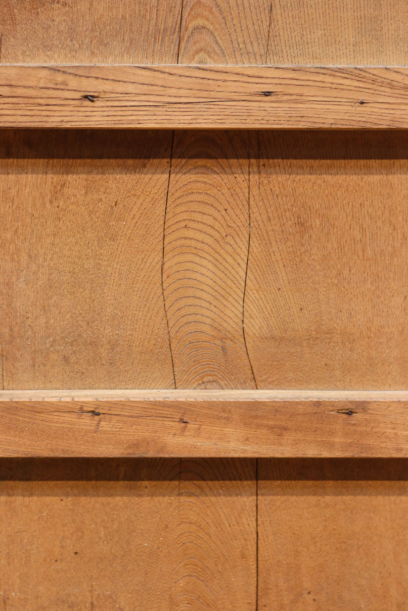 幅1349ミリ　美しい艶色に重厚な鉄板を施した貫禄漂う総欅富山蔵戸　G2539