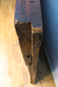 幅1349ミリ　美しい艶色に重厚な鉄板を施した貫禄漂う総欅富山蔵戸　G2539