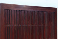 幅1349ミリ　美しい艶色に重厚な鉄板を施した貫禄漂う総欅富山蔵戸　G2539