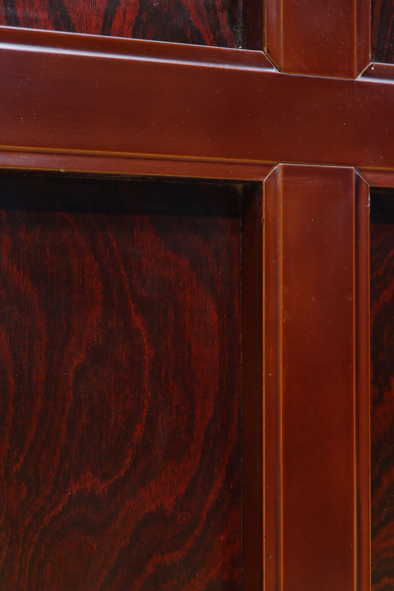 1238ミリ　上品な漆の色艶に装飾金具が輝きを放つ絢爛豪華富山蔵戸　G2540