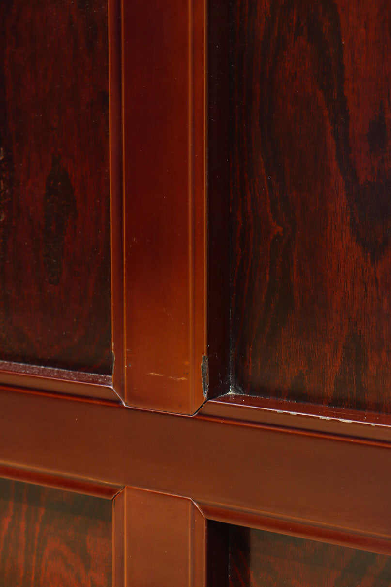 1238ミリ　上品な漆の色艶に装飾金具が輝きを放つ絢爛豪華富山蔵戸　G2540