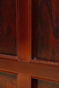 1238ミリ　上品な漆の色艶に装飾金具が輝きを放つ絢爛豪華富山蔵戸　G2540