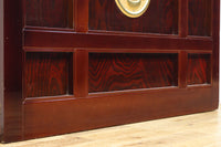 1238ミリ　上品な漆の色艶に装飾金具が輝きを放つ絢爛豪華富山蔵戸　G2540