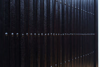 幅1178ミリ高さ2015ミリ！！　鉄金具を多用した重厚感溢れる総欅富山蔵戸　G2541