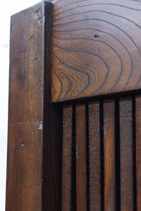 幅1178ミリ高さ2015ミリ！！　鉄金具を多用した重厚感溢れる総欅富山蔵戸　G2541